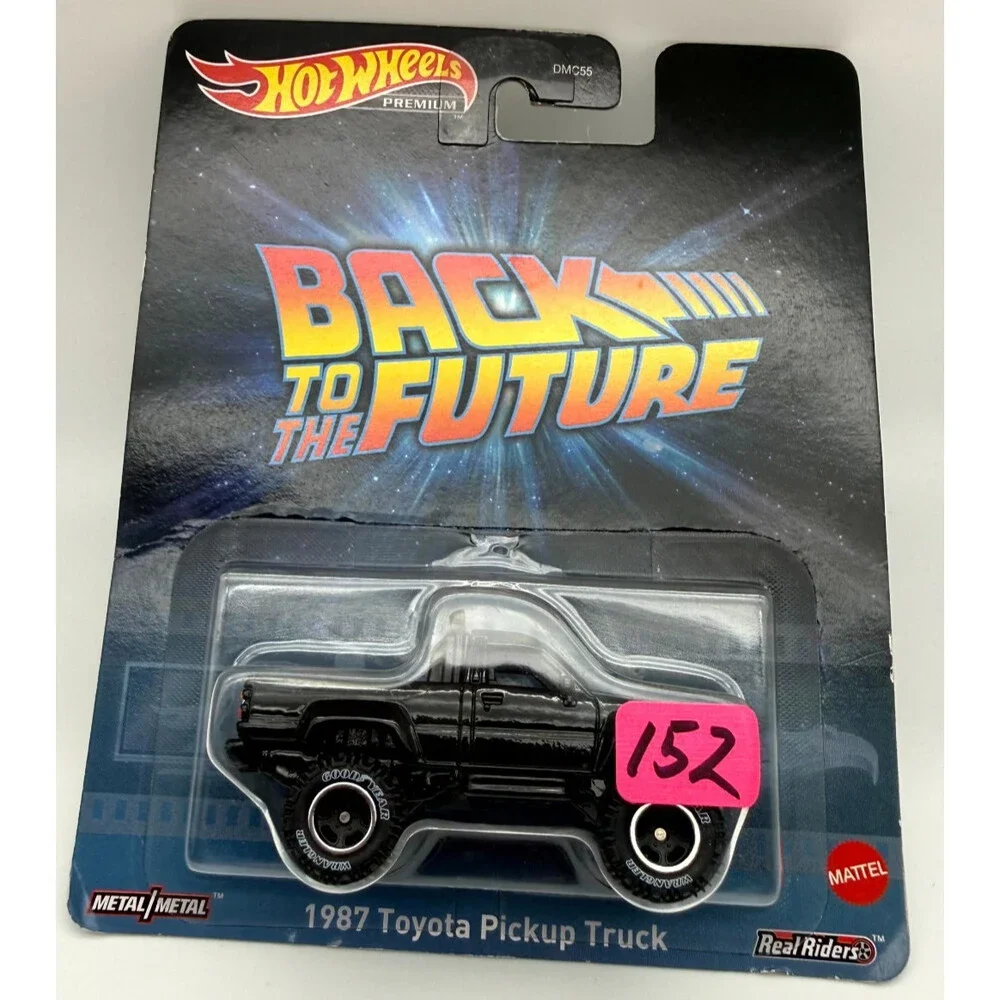 Hot Wheels Premium BTTF Marty McFly 1987 Toyota Pickup Truck Real Riders NIP